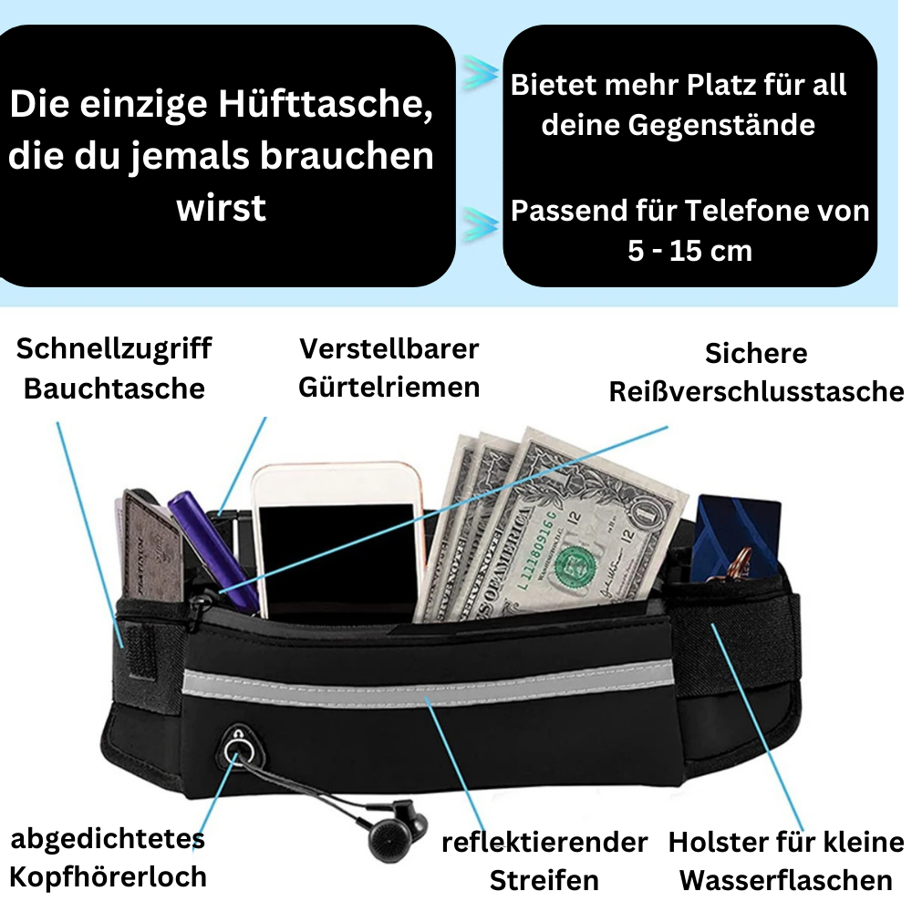 Laufgürtel mit Hundeleine – Für sportliche Spaziergänge mit deinem Vierbeiner!
