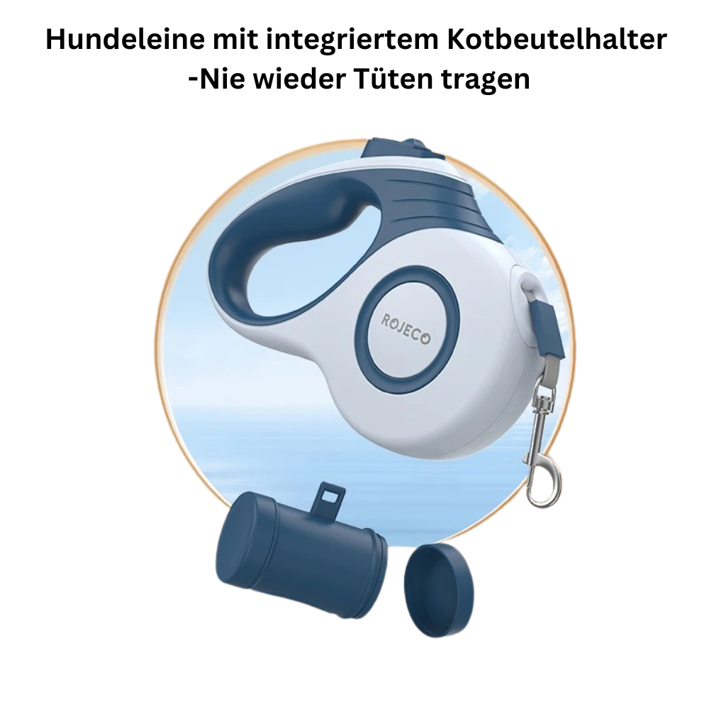 SMART-FLEXI LEINE - Nie wieder Kotbeutel vergessen! (All-in-One Champion 2025) - Dog Aware