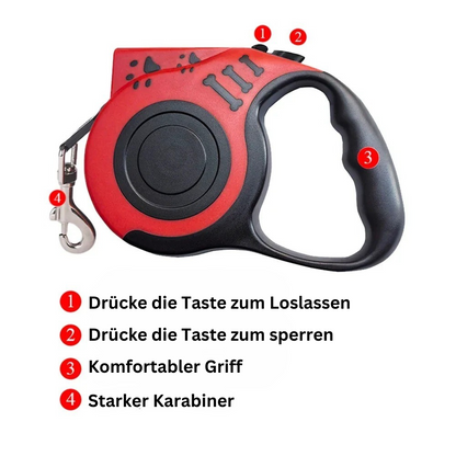 LED-Hundeleine mit Stopp-Funktion – Sicherheit, Komfort & maximale Kontrolle!