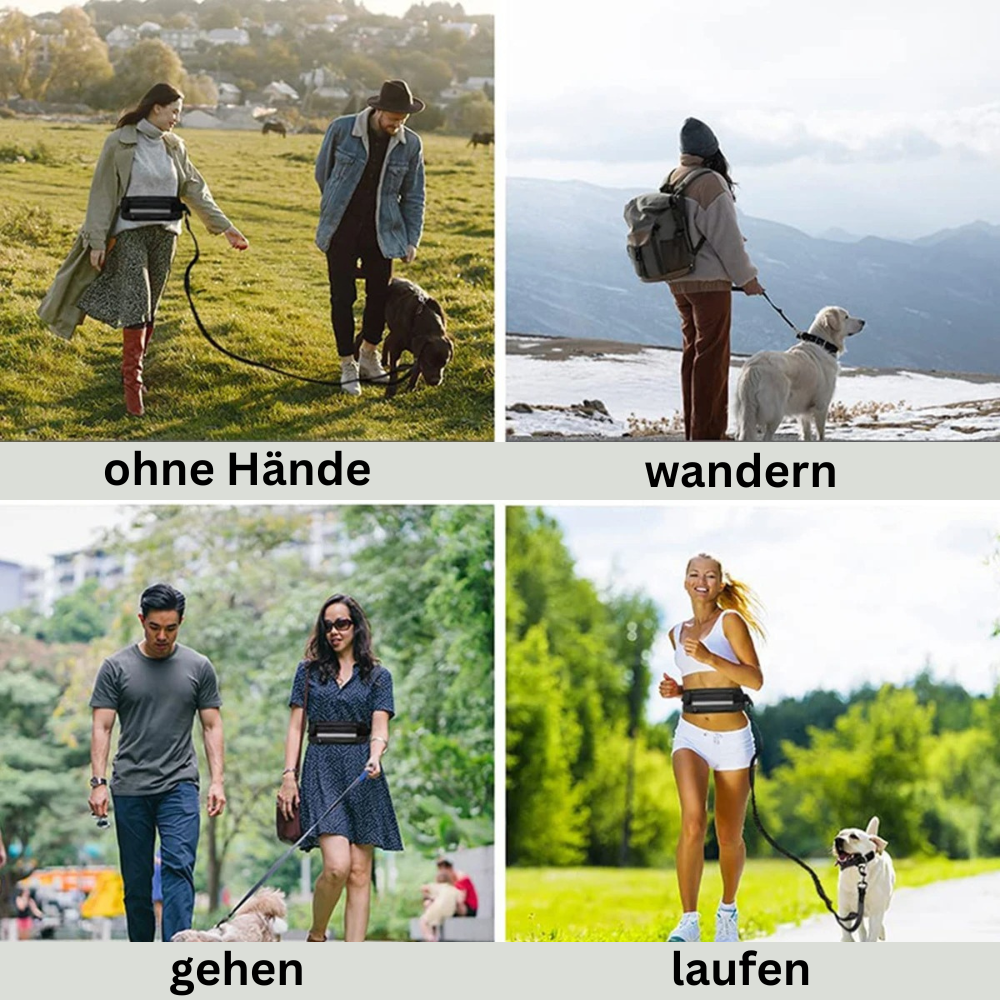 Laufgürtel mit Hundeleine – Für sportliche Spaziergänge mit deinem Vierbeiner!