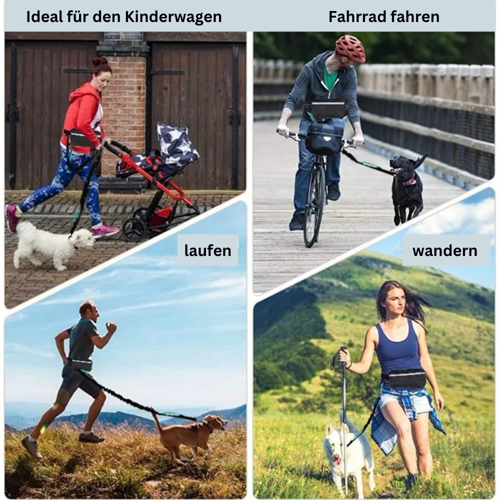 Laufgürtel mit Hundeleine – Für sportliche Spaziergänge mit deinem Vierbeiner!
