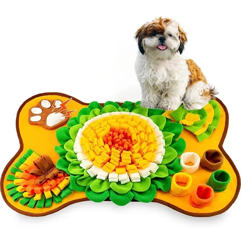 Premium Schnüffelteppich für Hunde - Intelligenzspielzeug & Futterpuzzle für alle Rassen