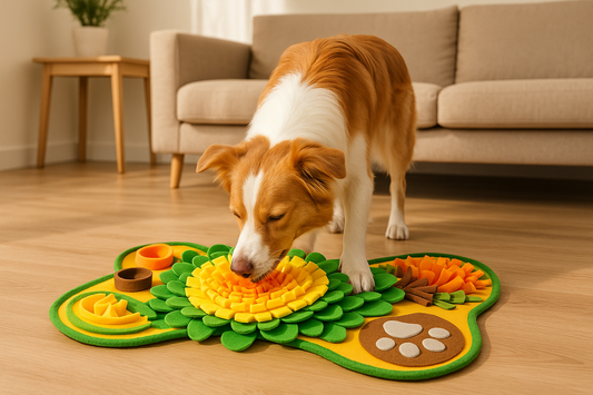 Premium Schnüffelteppich für Hunde - Intelligenzspielzeug & Futterpuzzle für alle Rassen
