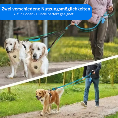 DUAL-POWER LEINE - Zwei Hunde, eine Leine, null Stress! (Mehrhunde-Champion 2025) - Dog Aware
