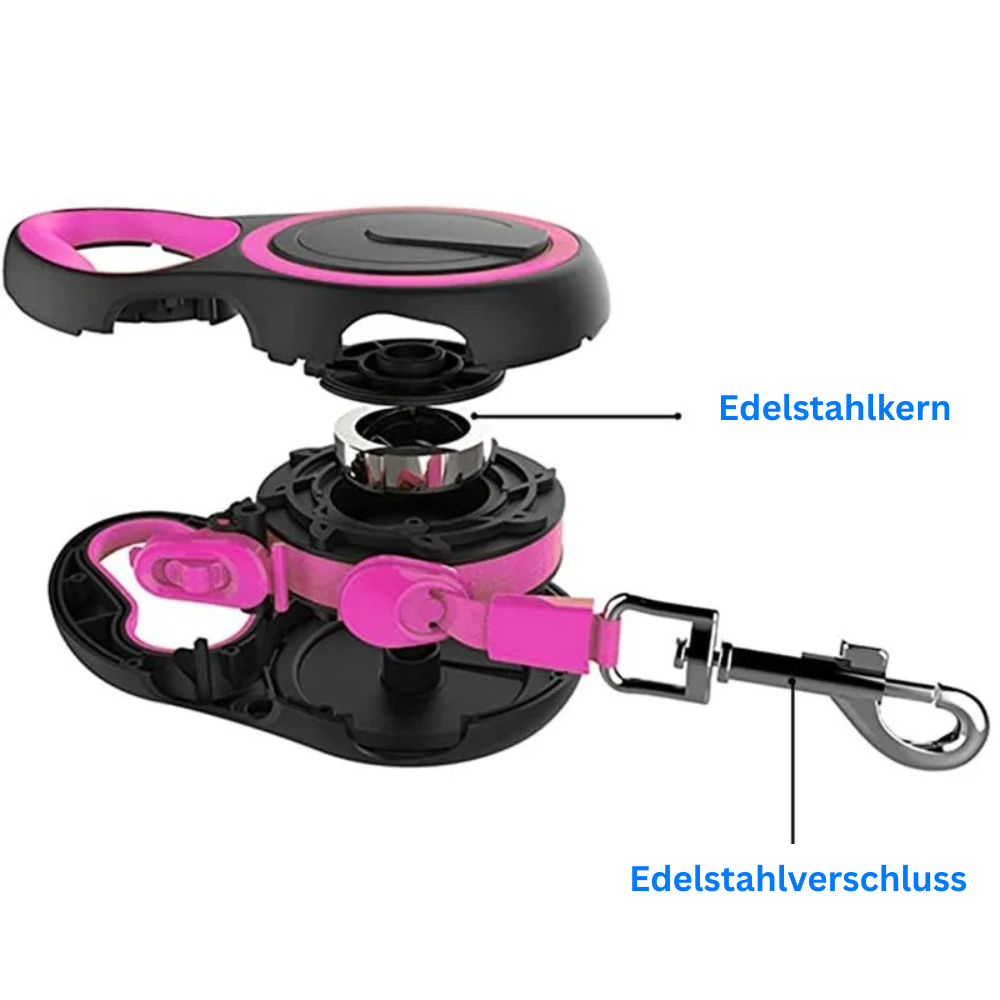 FLEXI-LEINE PREMIUM - Ein Klick = Perfekte Kontrolle! (Bestseller 2025) - Dog Aware