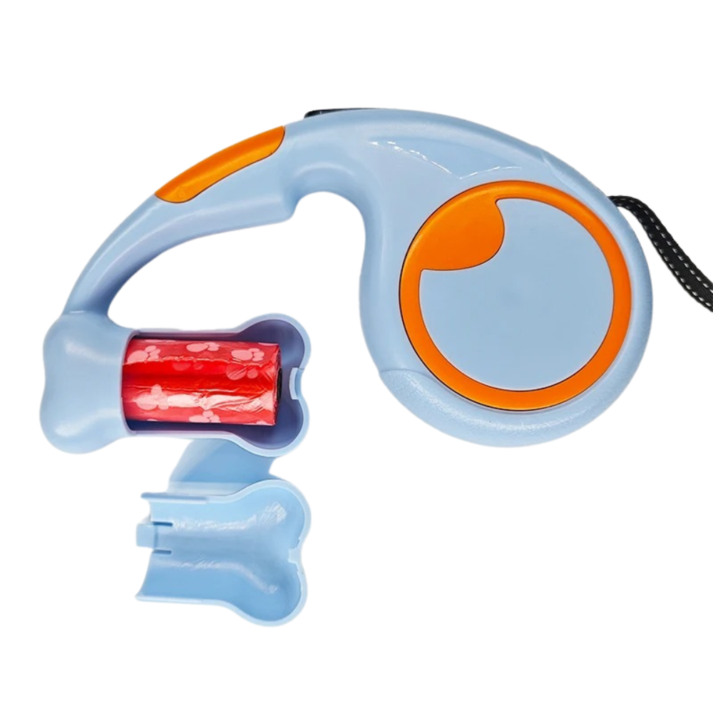 SAFETY-CONTROL LEINE - Sofortiger Stopp + Nie wieder Kotbeutel vergessen! (Security Pro 2025) - Dog Aware